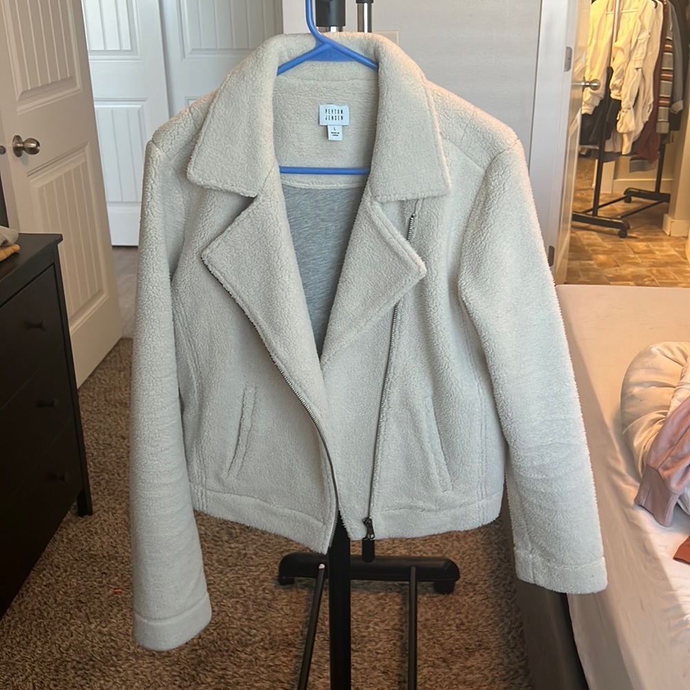 Sherpa Teddy Moto Jacket